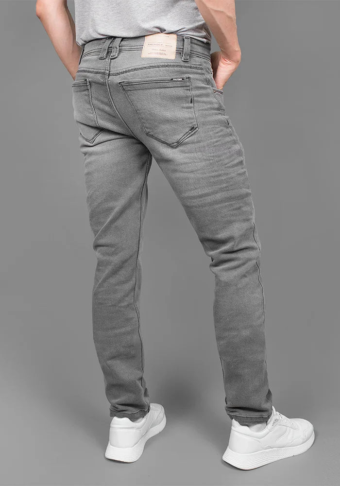 Jean para Hombre Gris Marca Thunder