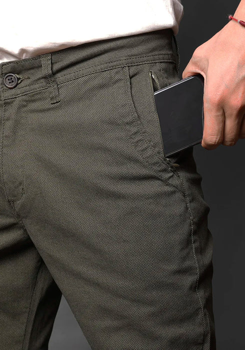 Pantalón de Dril para Hombre miniprint Thunder