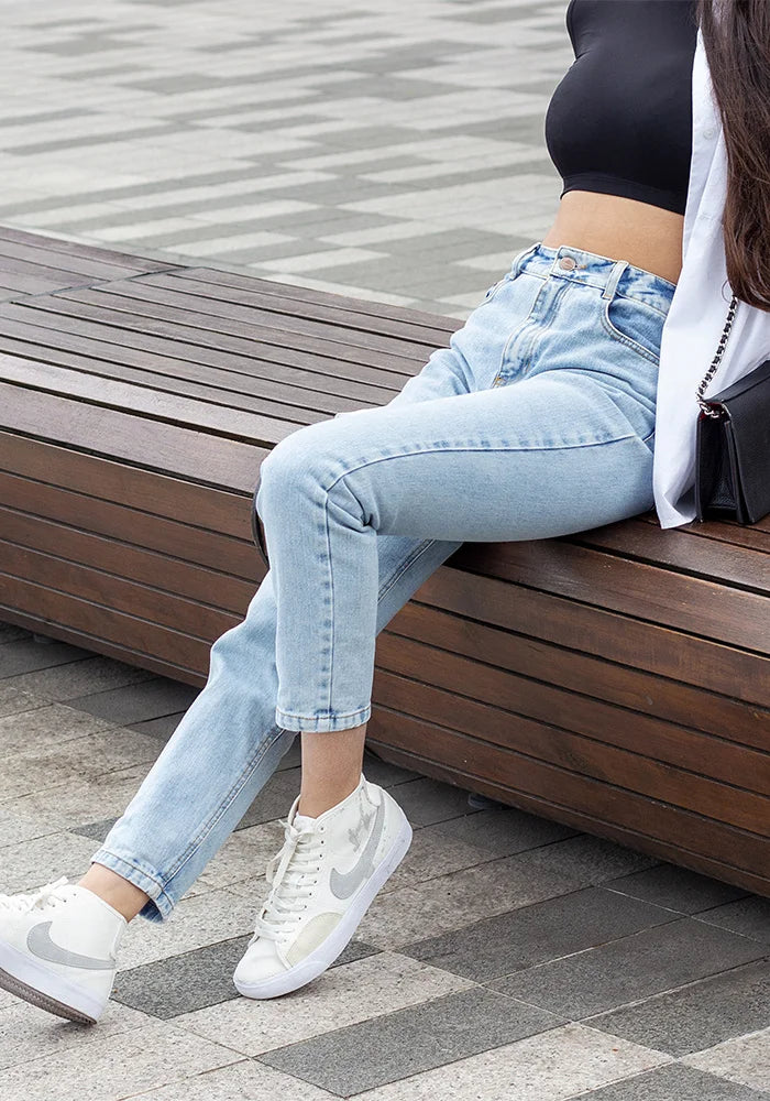 Mom Fit Mujer Tono Claro Ref. 201005-1 Thunder Jeans