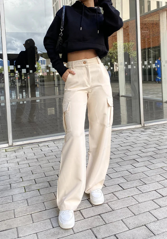 Pantalones cargo dama hotsell