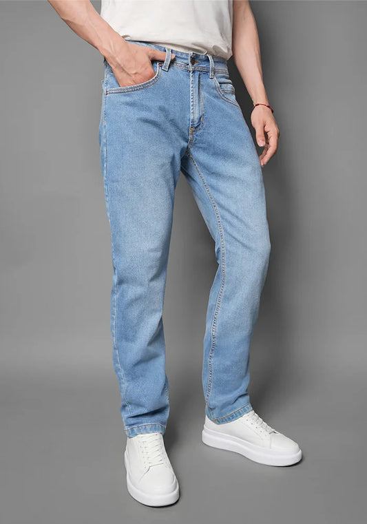 Jean para Hombre 100% Original Thunder Color Azul Claro