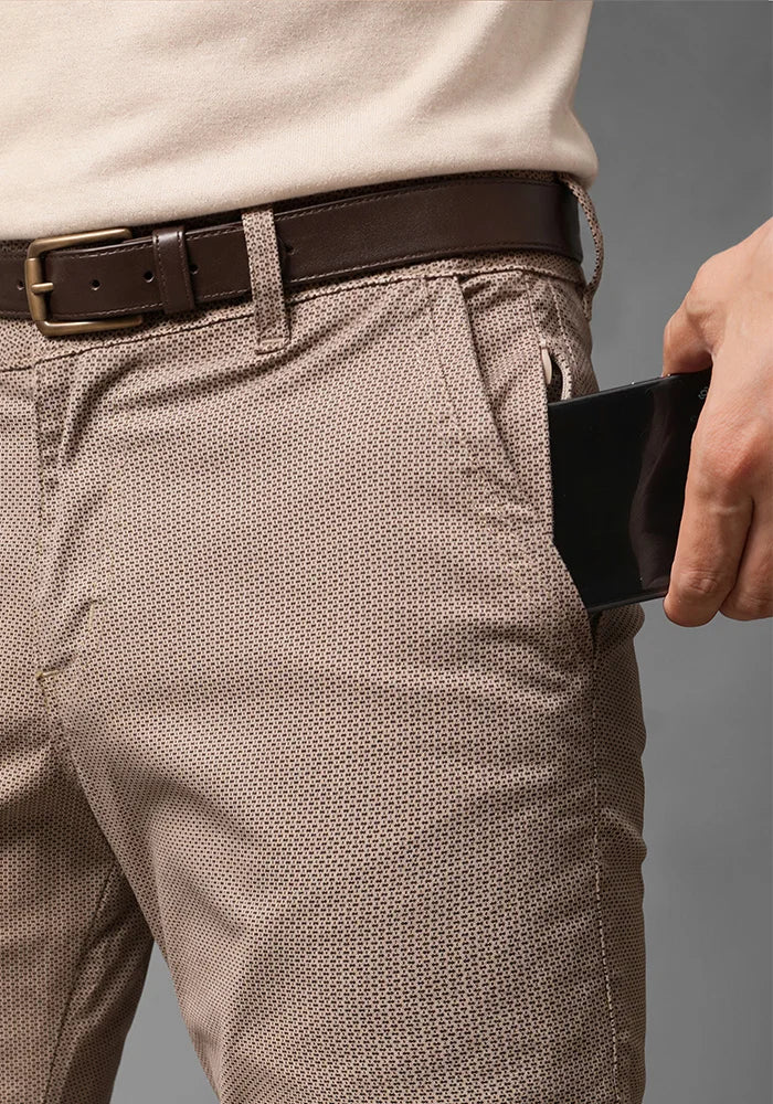 Pantalón de Dril para Hombre tela print marca Thunder