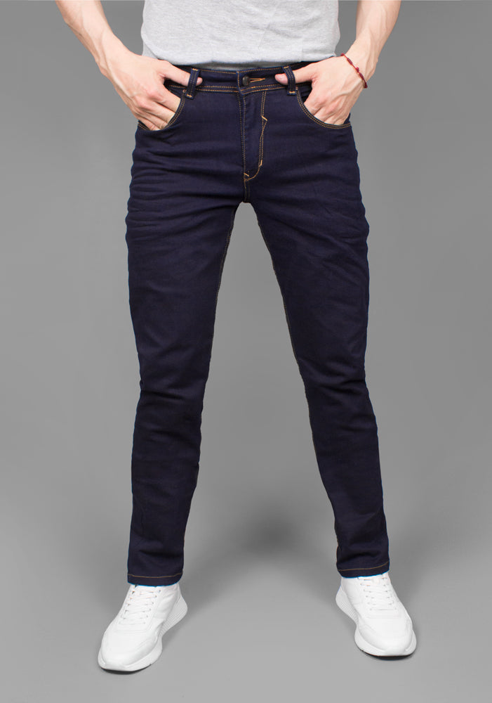 Jean para Hombre en Tono Azul Oscuro Noche Marca Thunder