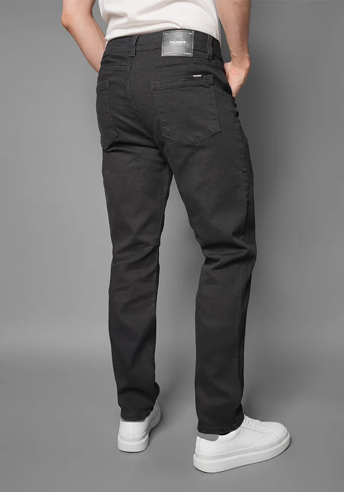 Jean Color Negro para Hombre marca Thunder