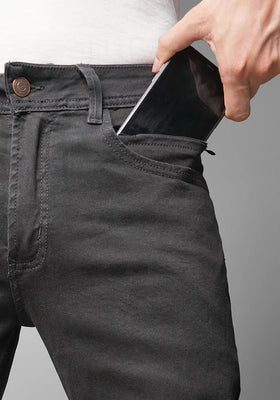 Jean Color Negro para Hombre marca Thunder