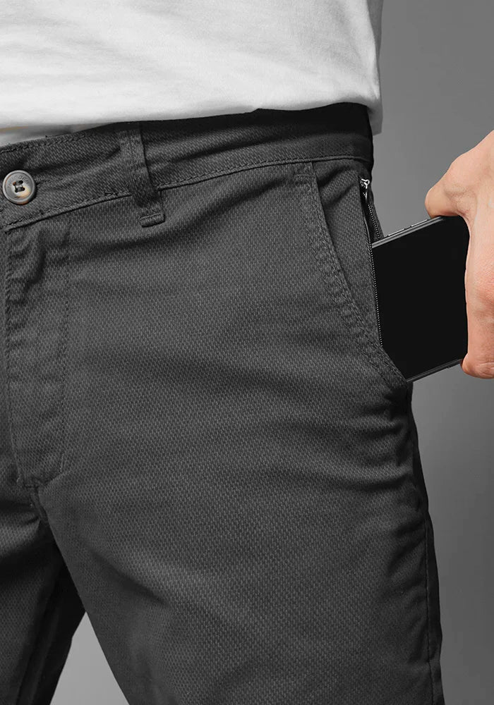 Pantalón de Dril con Grabado para Hombre Marca Thunder Originales