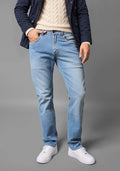 Jean para Hombre en Tono Azul Medio Claro Marca Thunder