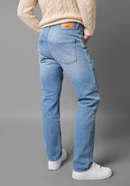 Jean para Hombre en Tono Azul Medio Claro Marca Thunder