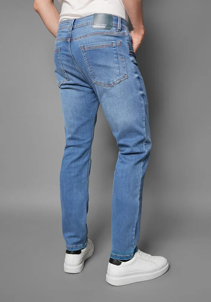 Jean para Hombre en Tono Azul Medio