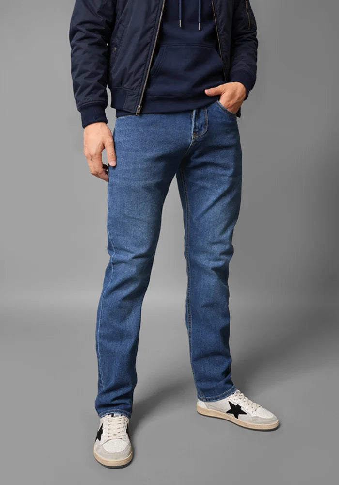 Jean para Hombre en Tono Azul Marca Thunder