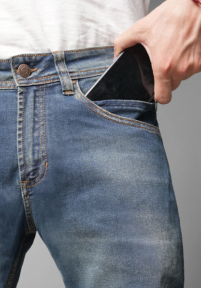 Jean Azul con Pigmento para Hombre