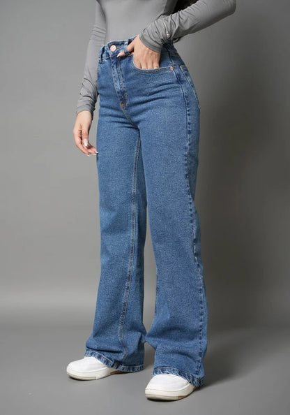 Jeans Wide Leg para Mujer Confort Thunder Jeans