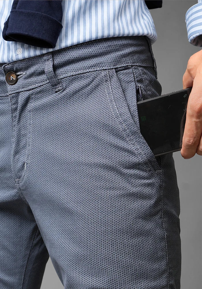 Pantalón de Dril para Hombre tela print marca Thunder
