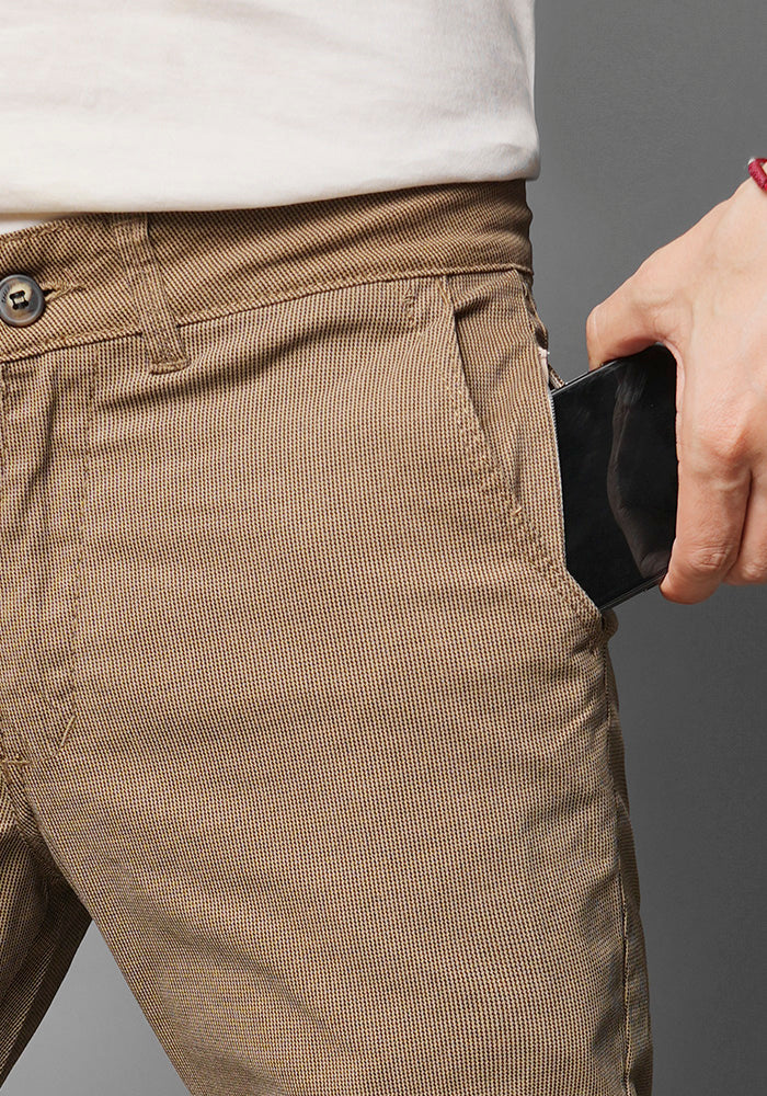Pantalón de Dril Miniprint para Hombre Marca Thunder Originales
