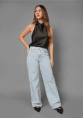 Jeans Wide Leg para Mujer color Azul Claro