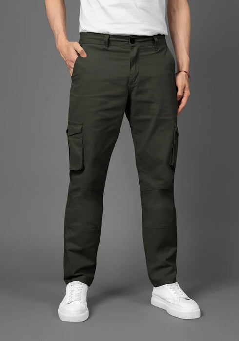 Pantalon en Dril Cargo para Hombre Thunder