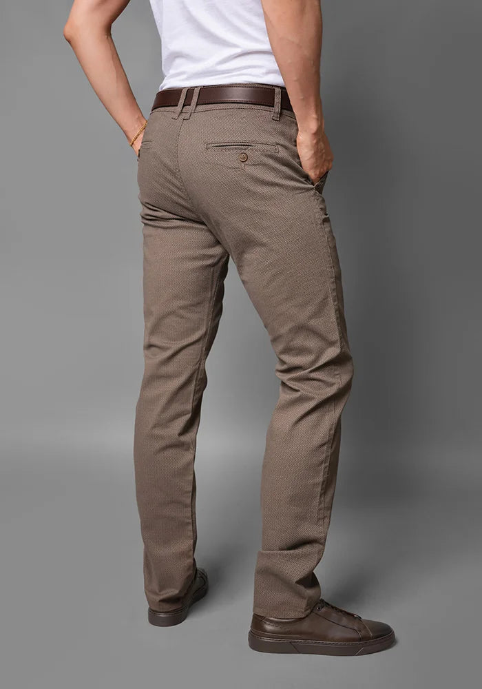 Pantalón de Dril para Hombre tela print marca Thunder