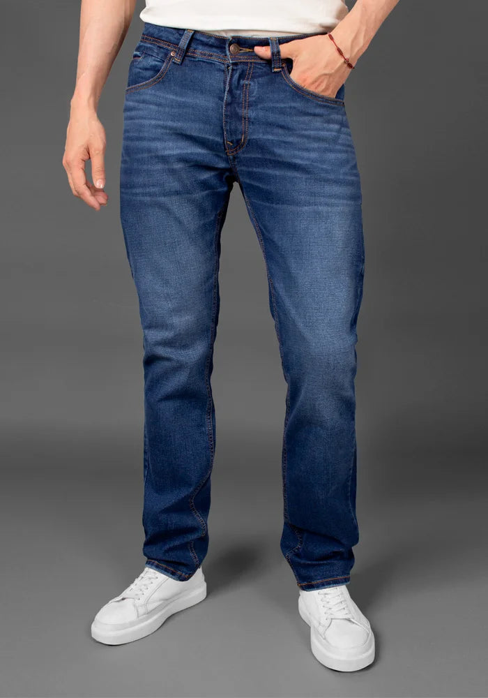 Jean para Hombre Azul Medio Thunder