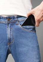 Jean Thunder para Hombre color Azul Medio