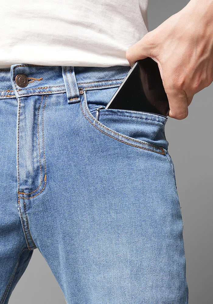 Jean para Hombre Trend Color Azul Claro