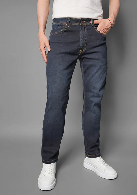 Jean para Hombre Azul Oscuro con Dirty