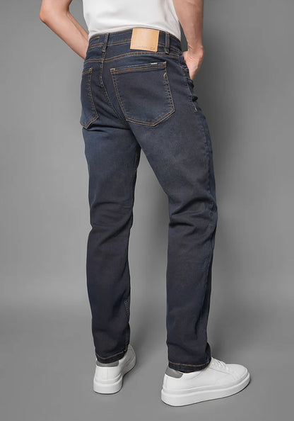 Jean para Hombre Azul Oscuro con Dirty