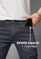 Jean para Hombre en Tono Azul Oscuro marca Thunder