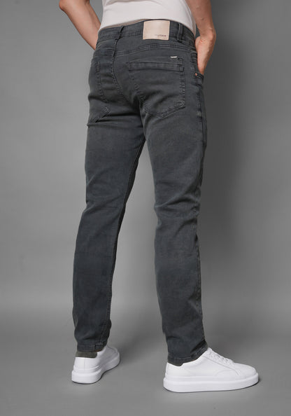 Jean para Hombre en Tono Azul Dirty Pardo marca Thunder