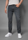 Jean para Hombre en Tono Azul Dirty Pardo marca Thunder