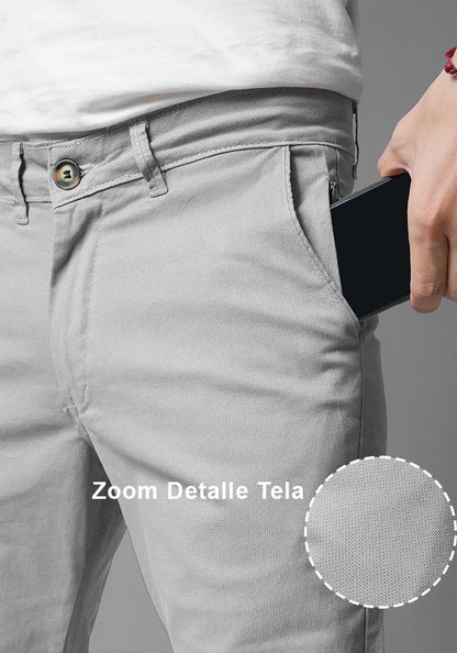 Pantalón de Dril para Hombre miniprint marca Thunder