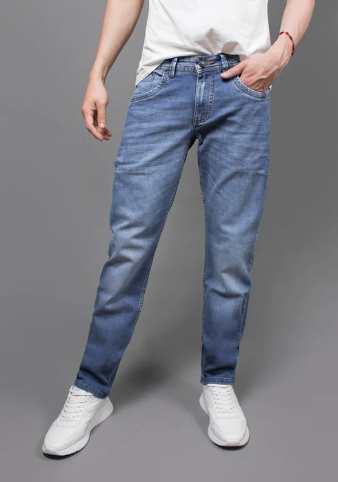 Jeans Hombre Azul Medio Claro