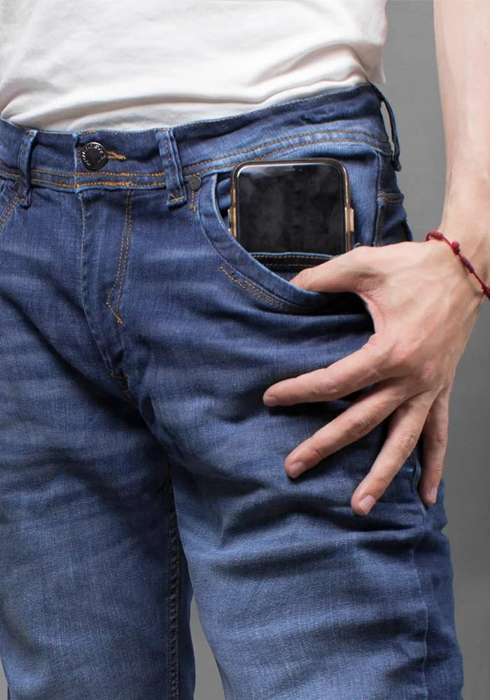 Jeans Hombre Thunder Azul Medio