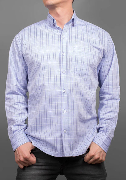 Camisa Premium Cuadros Manga Larga Ref. 102497