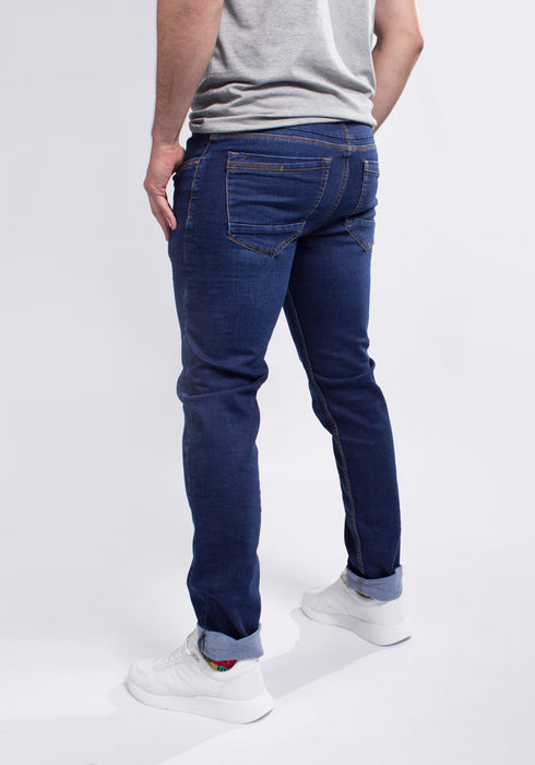 Jeans Moda Hombre Azul Medio Thunder