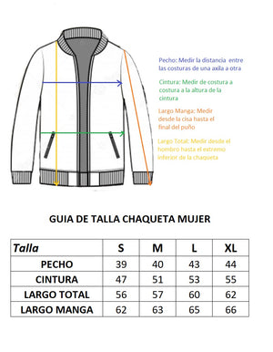 Chaqueta Beisbolera Cuerina Dama